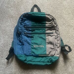 VTG 90’s Spalding Three Tone Green Backpack